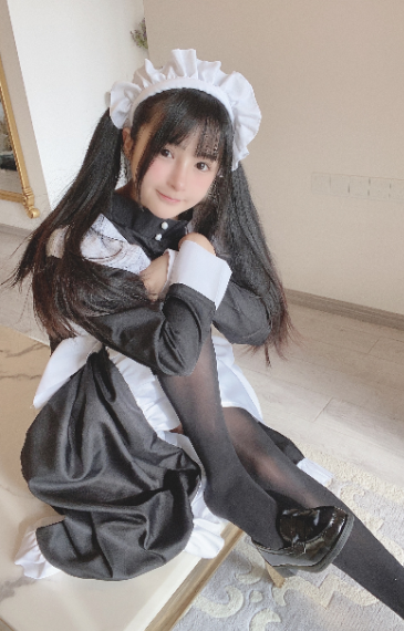 12-桜井宁宁-Cosplay-双马尾黑丝女仆[62P-275M]