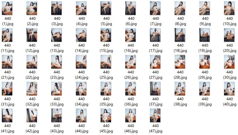 440-允爾-肉丝内衣与丝袜-花漾VOL.346[47P]