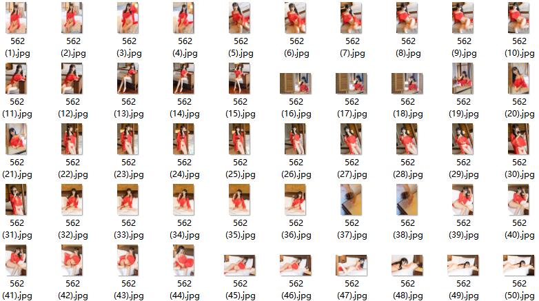 562-朱可儿Flower-红色香艳风情肚兜写真-秀人NO.3322[50+1P-546MB]