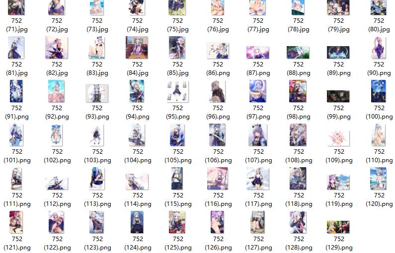 752-神里綾華(原神)-二次元美少女图片壁纸合集[129P-441MB]