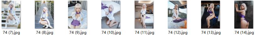 664-rioko凉凉子-COS写真作品高清图包NO.01~86合集[86套-32.5GB]
