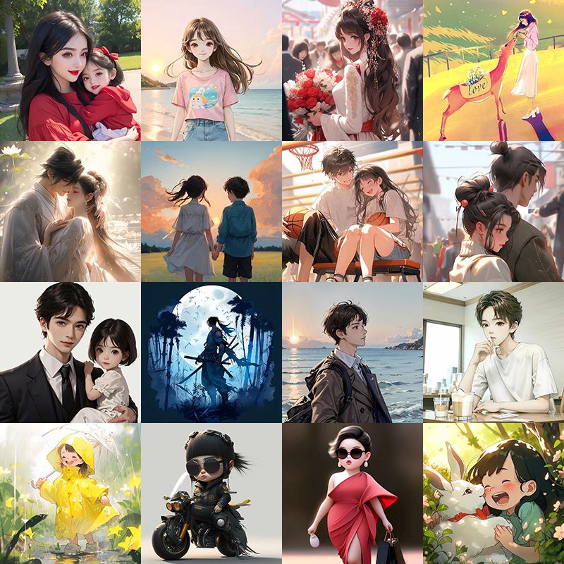 1913-高清头像-特色主题系列头像素材合集[100套-277MB]