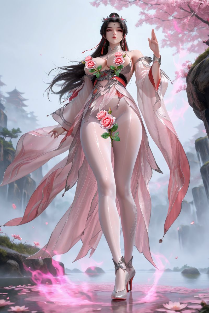 3017-AI绘画-二次元女神高清AI壁纸合集[130套-61G]