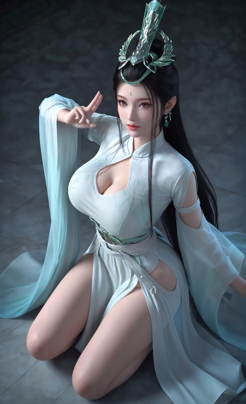 3023-墨迹-AI绘画大神国漫女神图包合集[54套-36.7G] - 第2页