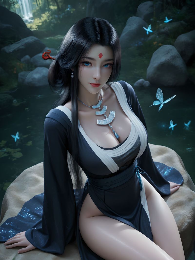 3026-黑猫-AI绘画大神国漫女神图包合集[118套-114G] - 第2页