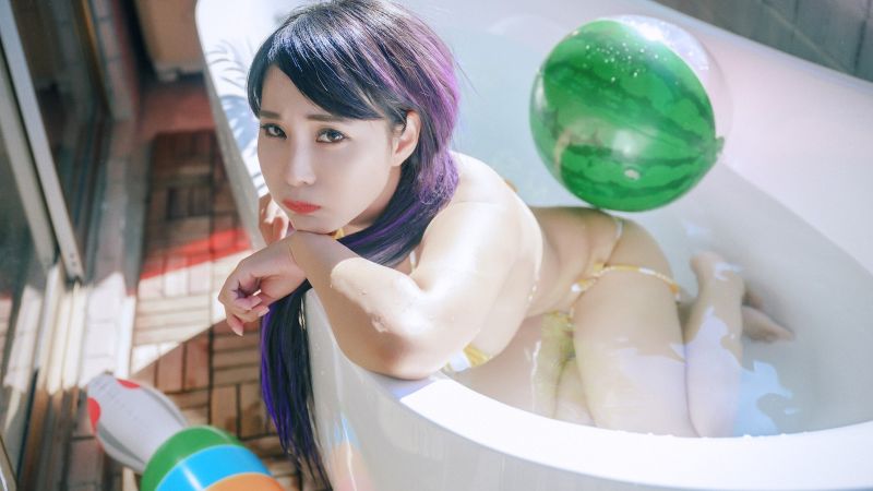 3098-乐乐-台湾人气模特绝版摄影素材合集[54套-29.1G]